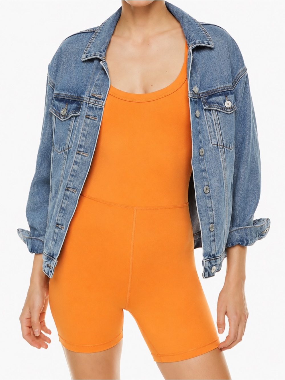 Aritzia Golden Butter Essential Romper 🧡
